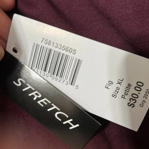 New with tags- BonWorth pants and jacket in fig - Picture 8 of 10